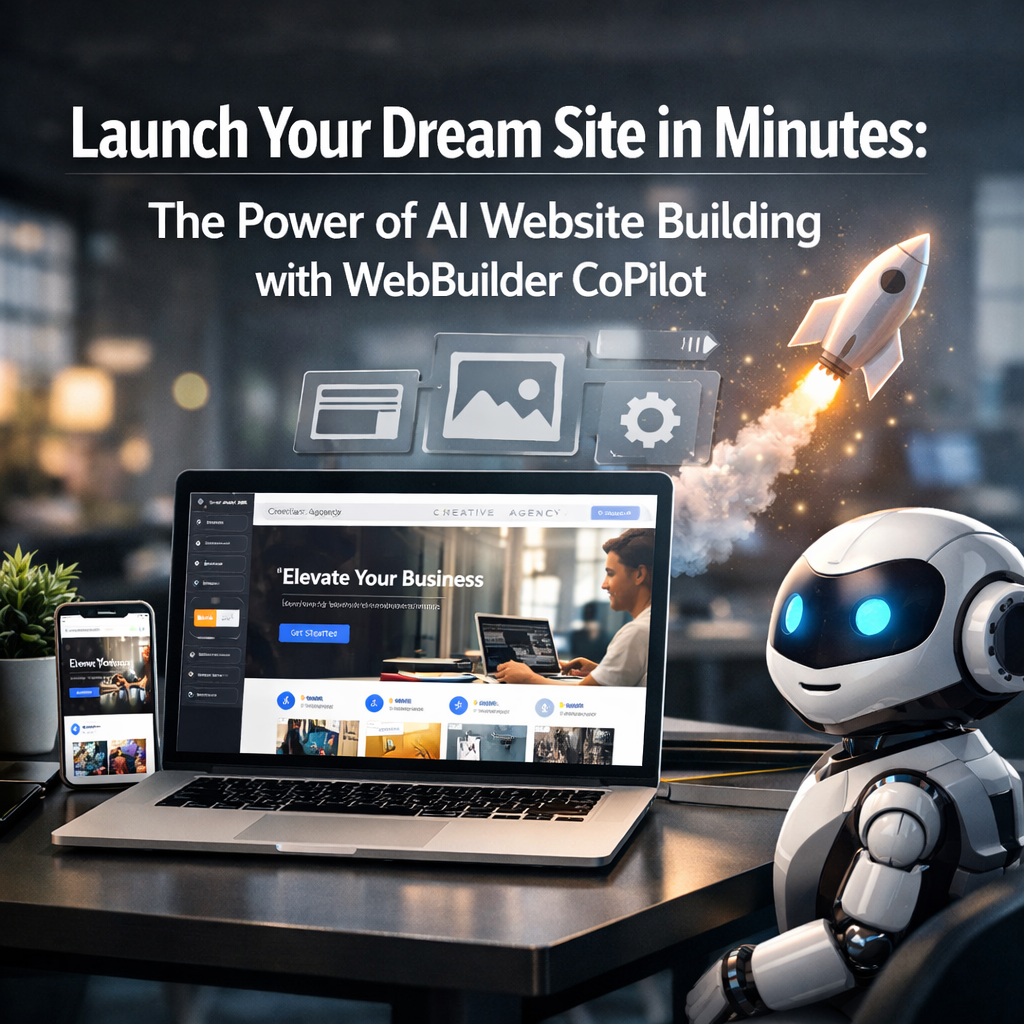 Launch Your Dream Site in Minutes: The Power of AI Website Building with WebBuilder CoPilot