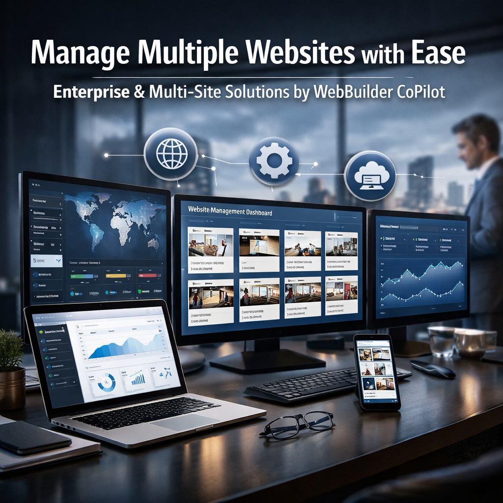Manage Multiple Websites with Ease: Enterprise & Multi-Site Solutions by WebBuilder CoPilot