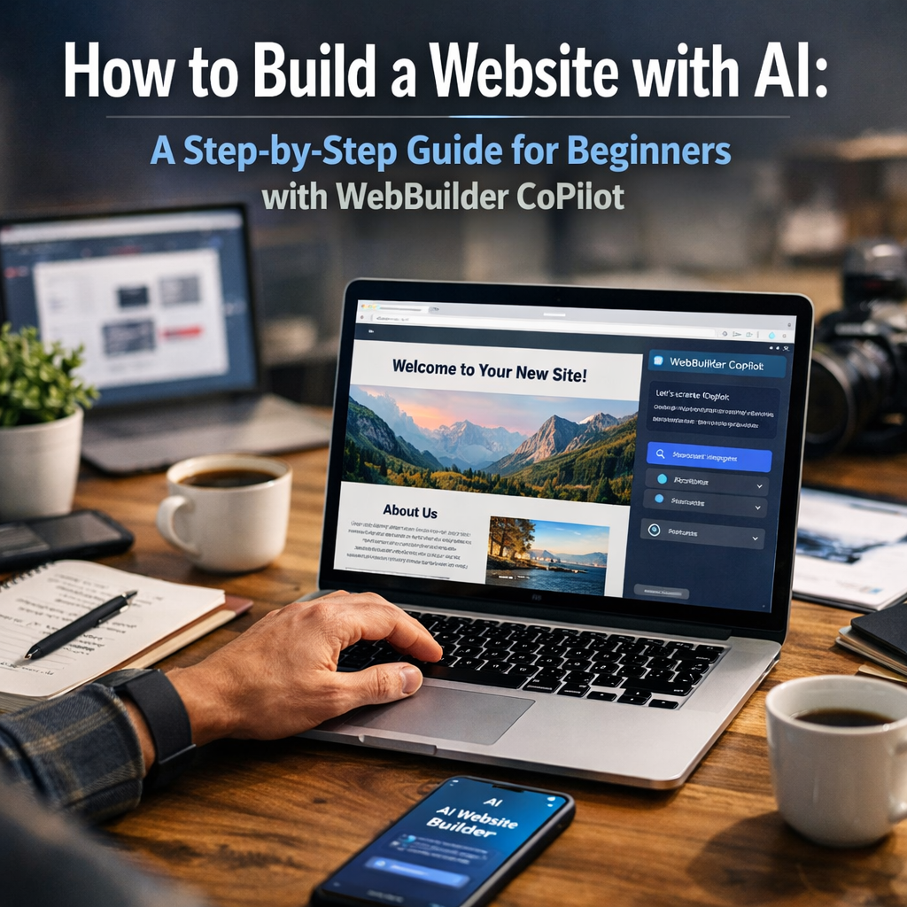 How to Build a Website with AI: A Step-by-Step Guide for Beginners with WebBuilder CoPilot