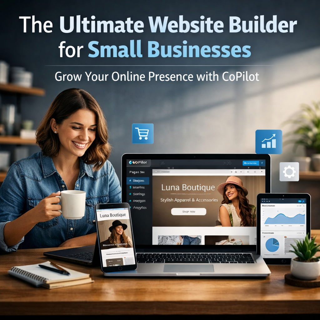 The Ultimate Website Builder for Small Businesses: Grow Your Online Presence with CoPilot